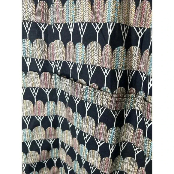 Anthropologie spun 100% organic cotton knee Lenght dress abstract boho sze Small - Picture 5 of 8